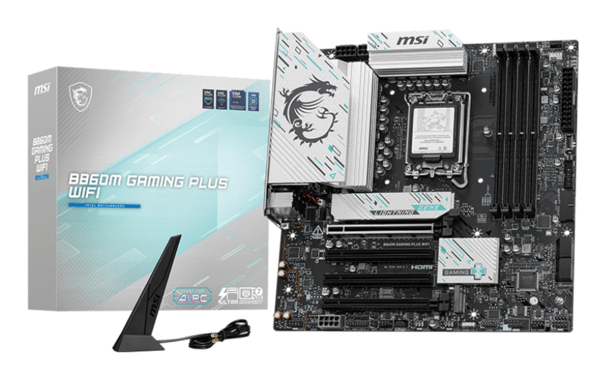 Placa base Msi b860m gaming plus WiFi mATX DDR5 lga 1851