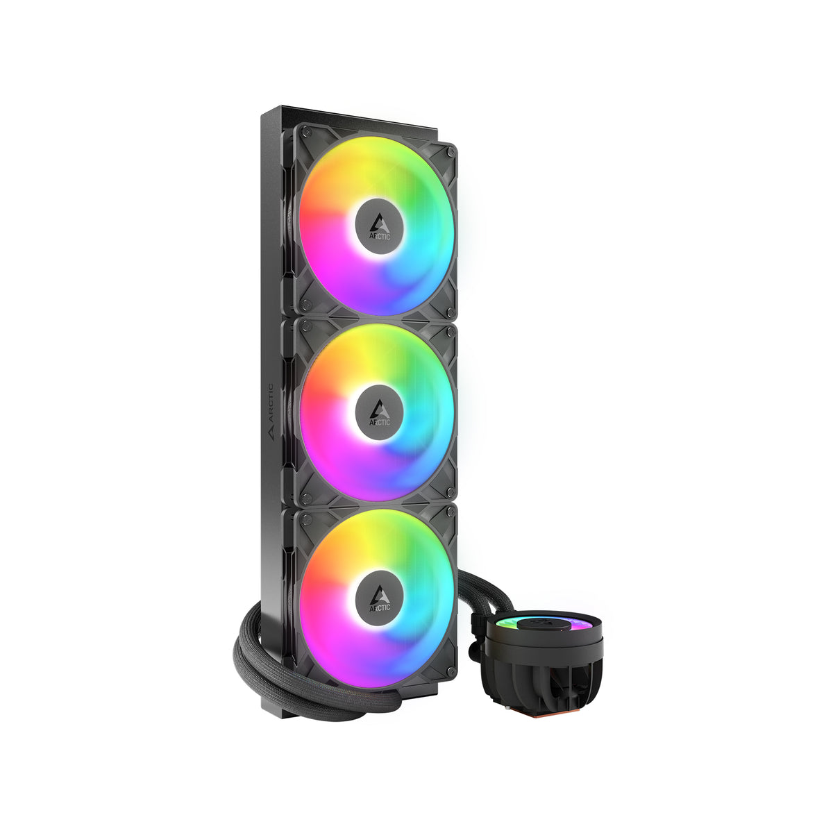 Sistema de Refrigeración Líquida Arctic Liquid Freezer III Pro 420 A-RGB/ Negro