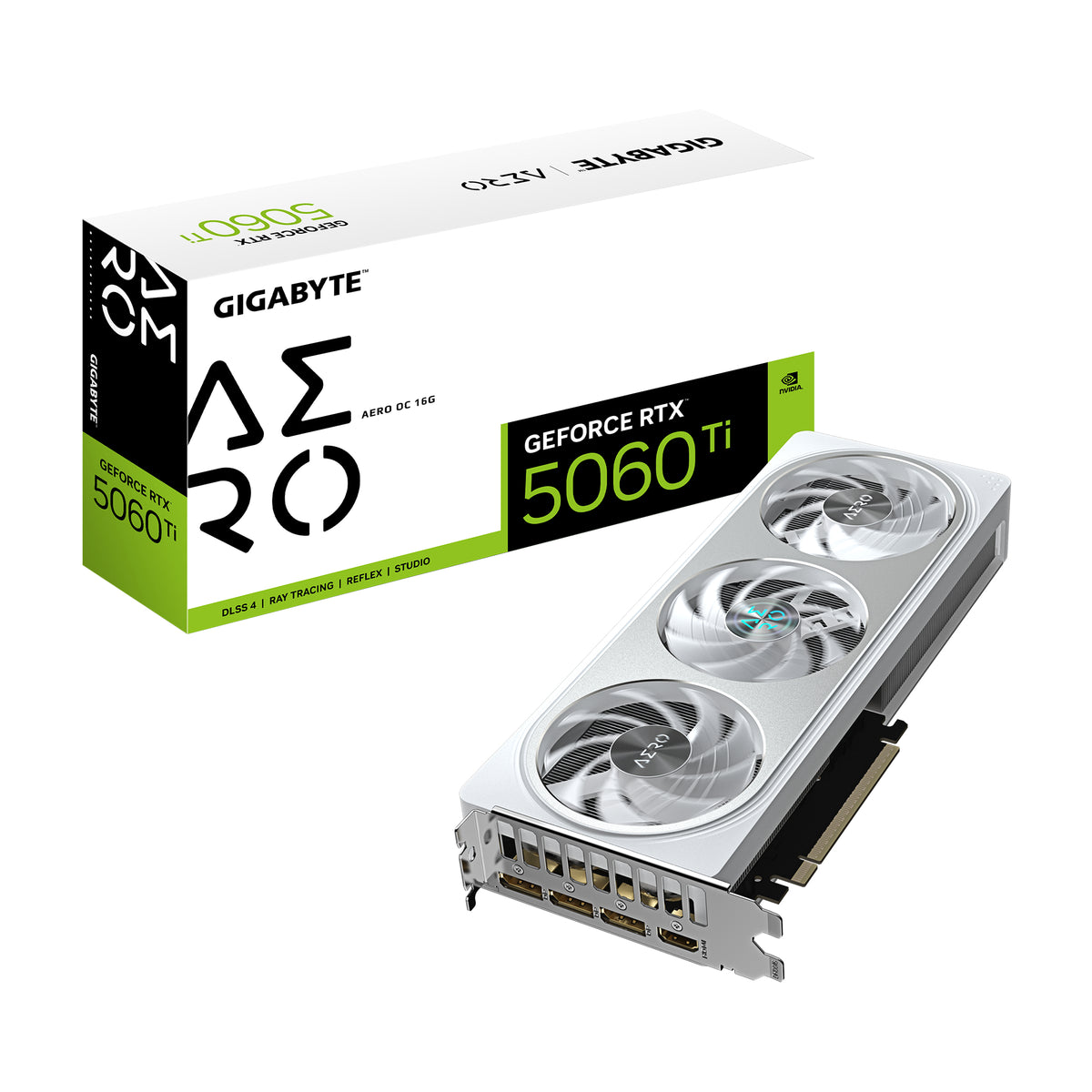 Tarjeta Gráfica Gigabyte GeForce RTX 5060 Ti AERO OC/ 16GB GDDR7