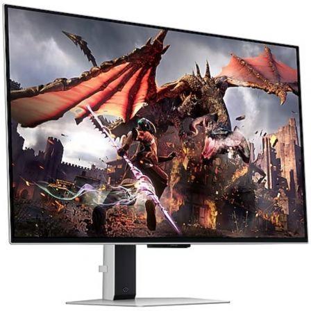 Smart Monitor Gaming Samsung Odyssey OLED G8 S32DG800SU 32"/ 4K/ 0.03ms/ 240Hz/ Multimedia/ Regulable en Altura/ Smart TV/ Plata - PixelPlaza