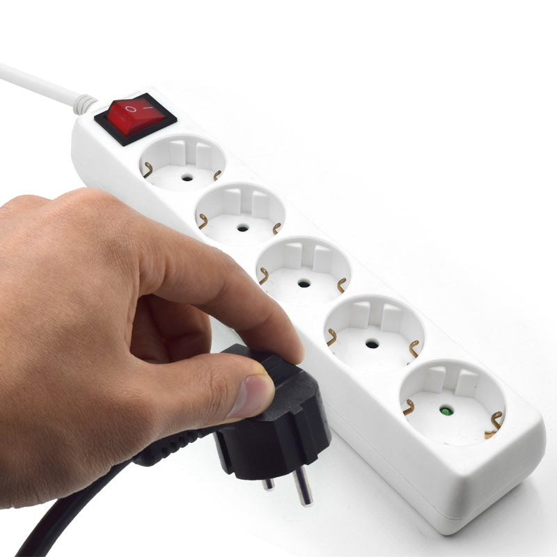Regleta Ewent 5 tomas shucko 16a interruptor