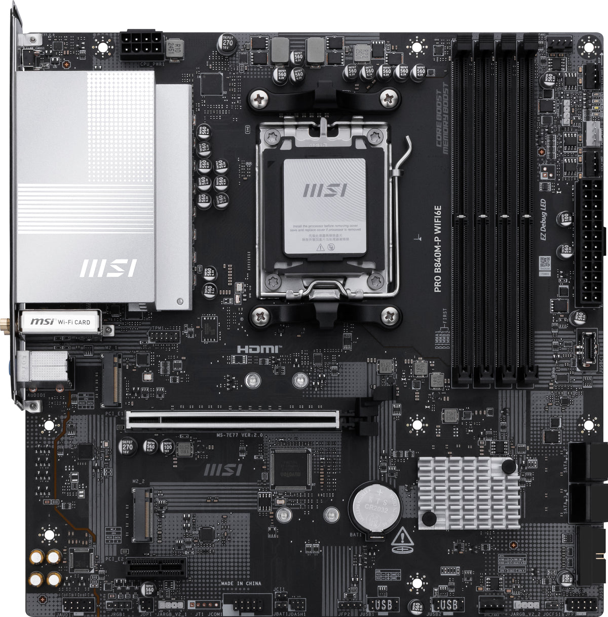 Placa base MSI am5 pro b840m - p