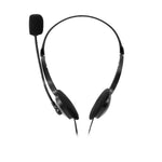Auriculares Nilox microfono control vol negro alambrico doble jack