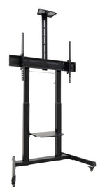 Soporte de Suelo Inclinable con Ruedas TooQ FS20406HM-B para TV de 60-100"/ hasta 120kg