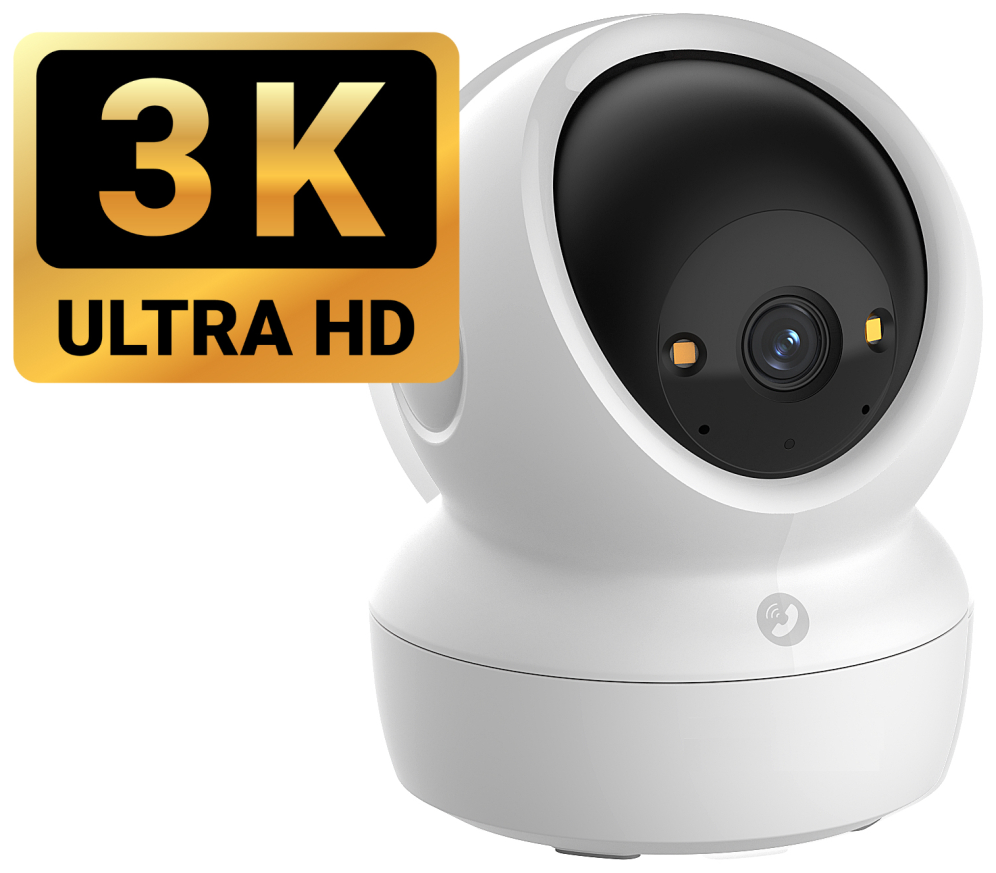 Ezviz H6c G1 3K Esférico Cámara de seguridad IP Interior 2880 x 1620 Pixeles Techo/Pared/Escritorio