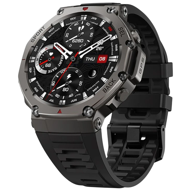 DM58 1,43 pulgadas AMOLED GPS 10 días +170 deportes 5ATM Smartwatch
