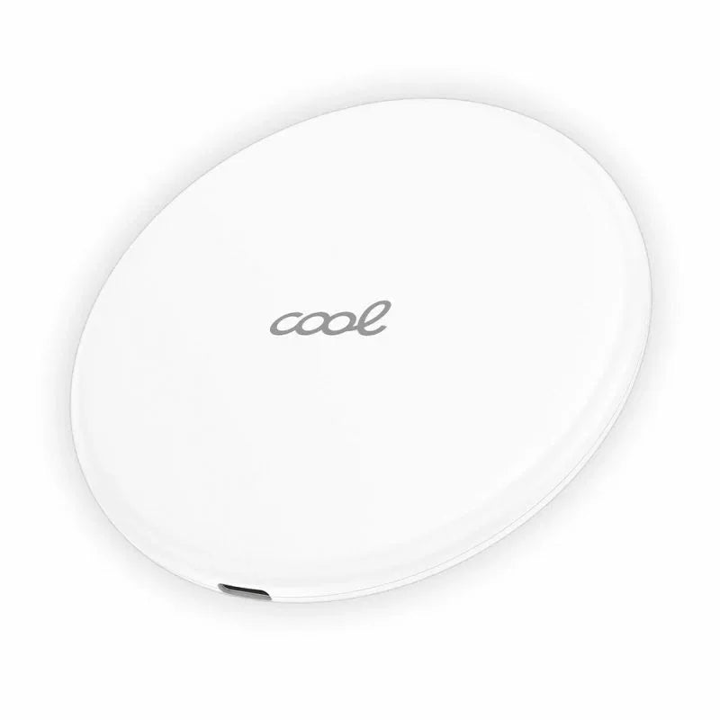 Dock Base Cargador Smartphones Inalámbrico Qi Universal COOL Blanco - PixelPlaza