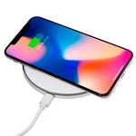 Dock Base Cargador Smartphones Inalámbrico Qi Universal COOL Blanco - PixelPlaza