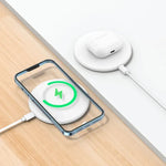 Dock Base Cargador Smartphones Inalámbrico Qi Universal COOL Blanco - PixelPlaza