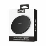 Dock Base Cargador Smartphones Inalámbrico Qi Universal COOL Negro - PixelPlaza