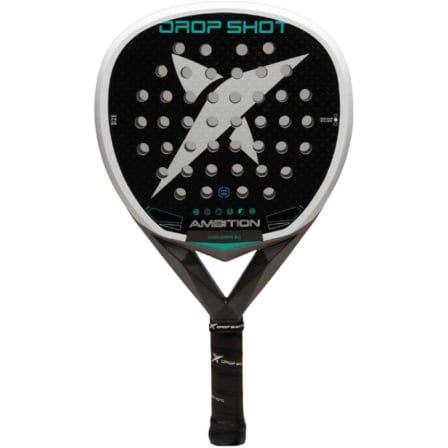 Pala de Pádel Drop Shot Explorer 9.0 2026/ Negra y Blanca