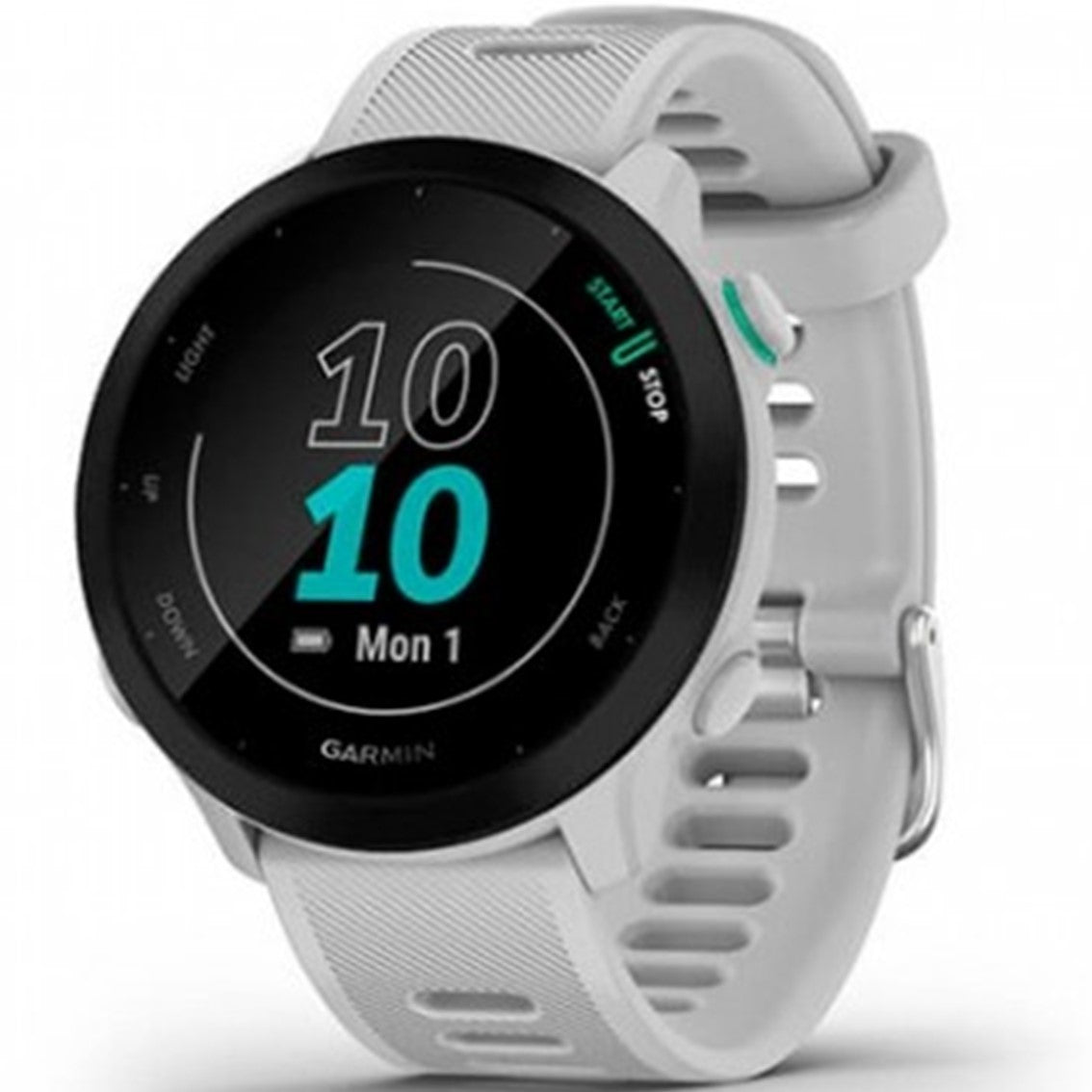 Smartwatch Garmin forerunner 55 BT GPS mip resistencia agua 5atm pulsómetro sueño 42 mm Blanco #blanco