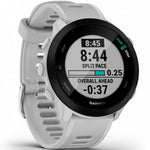Smartwatch Garmin forerunner 55 BT GPS mip resistencia agua 5atm pulsómetro sueño 42 mm Blanco detalle #blanco