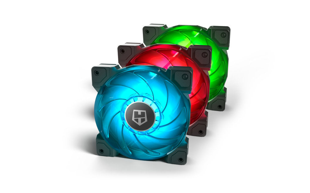Ventilador caja NOX hummer h - sync RGB 120mm pack 3