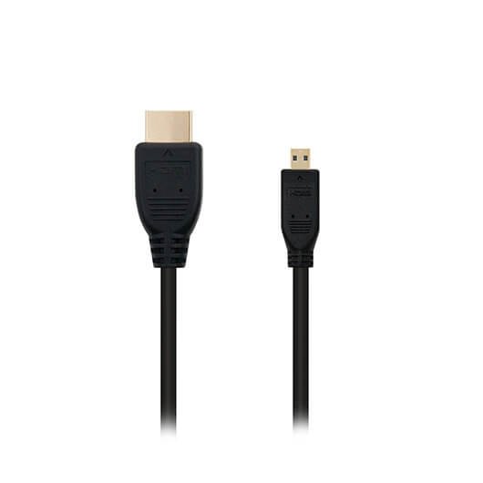 Cable micro HDMI tipo d a HDMI tipo a Nanocable - macho - macho · alta velocidad · negro