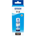 Botella tinta Epson ecotank 114 cyan 70ml
