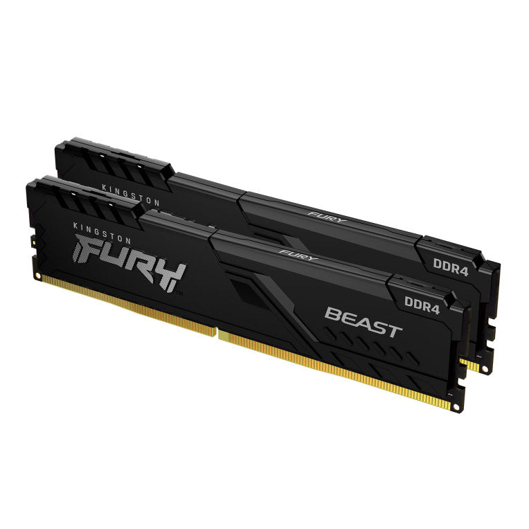 Memoria ram DDR4 64GB 2 x 32GB Kingston - 3200mhz - pc4 25600 - fury beast - negro
