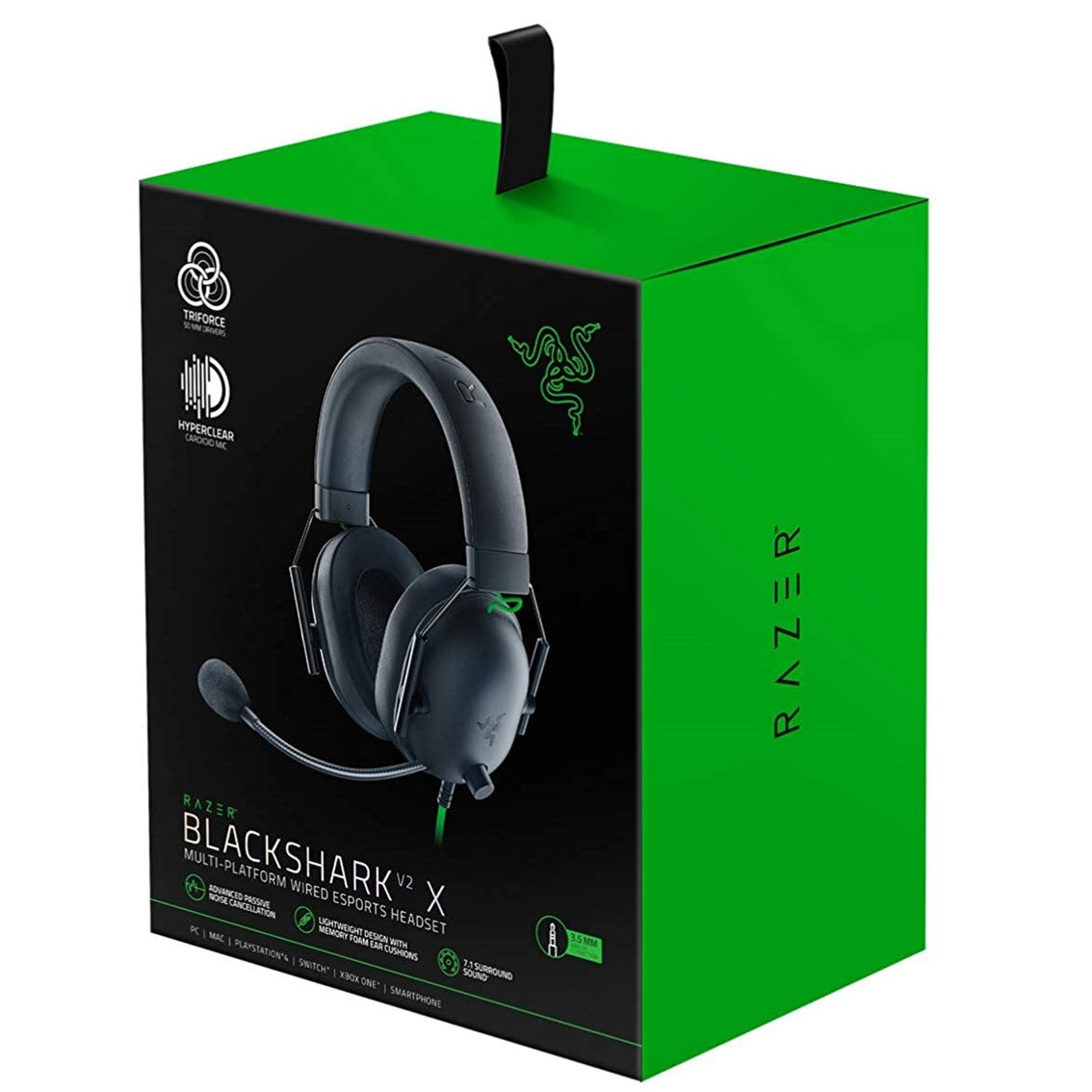 Auriculares gaming Razer blackshark v2 x 7.1 negro