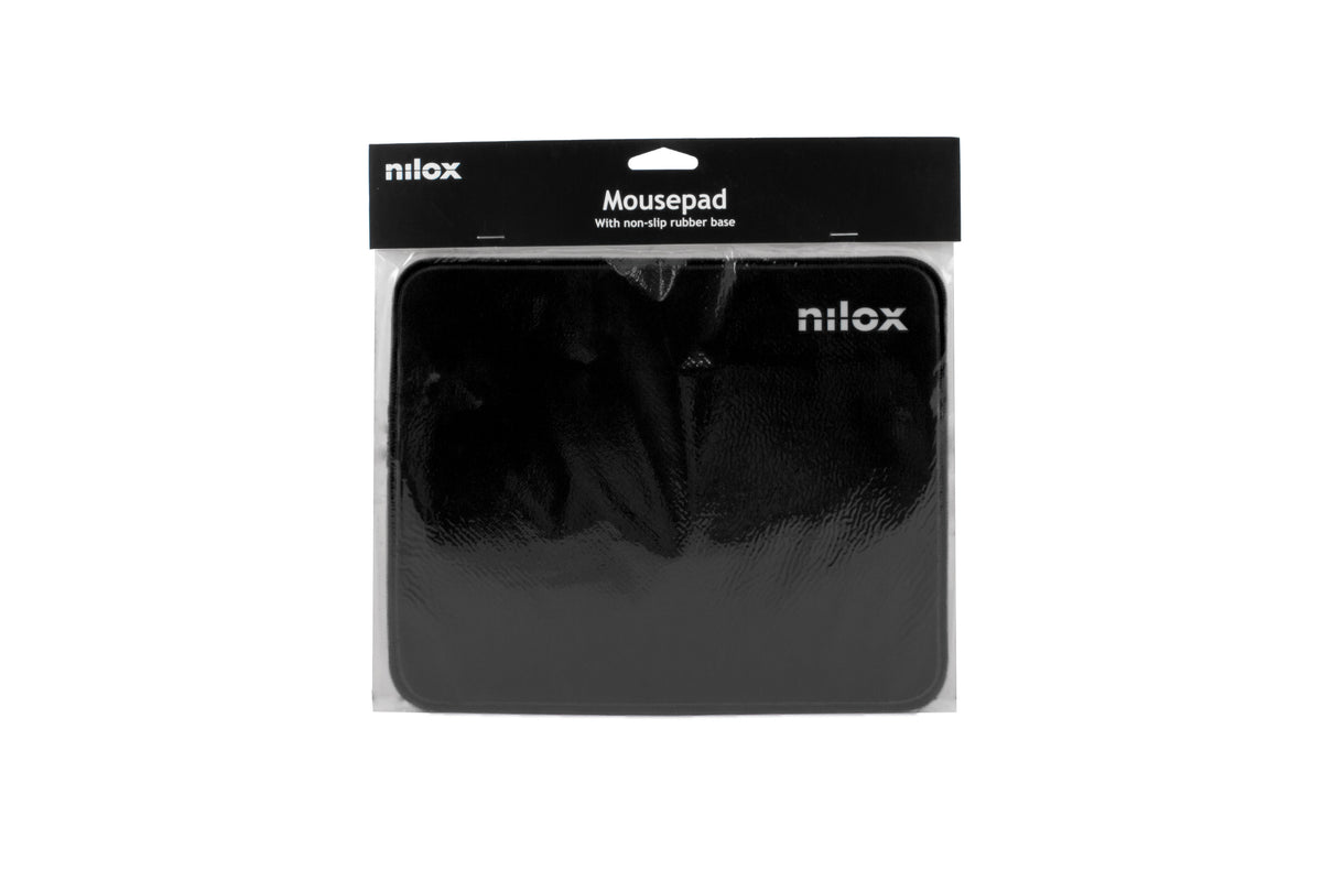 Alfombrilla raton Nilox nxmp001 antideslizante (260x210x3) negro