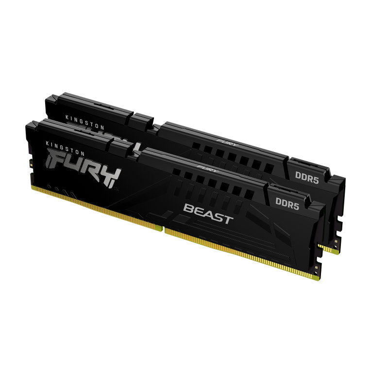 Memoria ram DDR5 16GB 2x8gb Kingston - 5200mhz - pc5 41600 - fury beast - cl40 - 1.25v