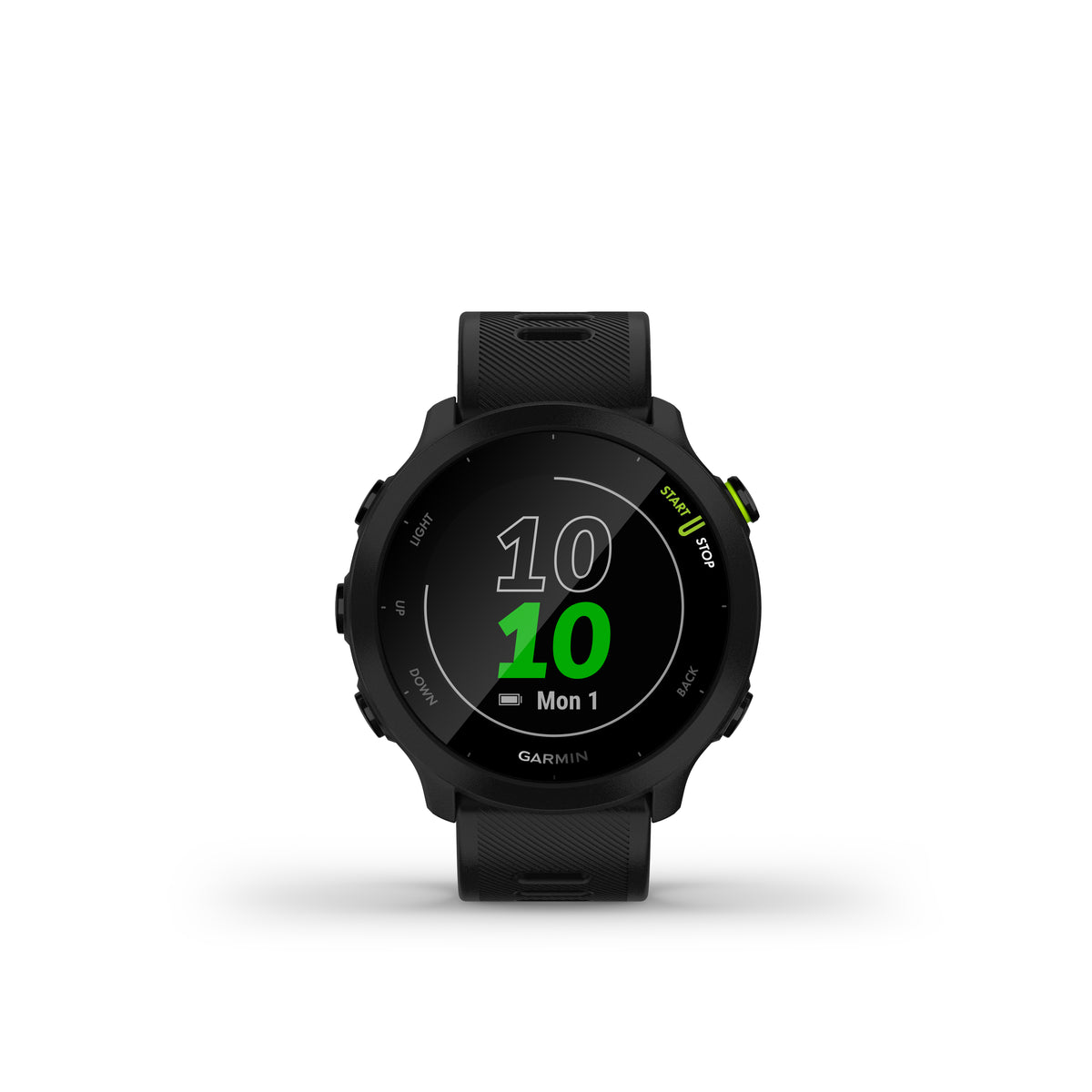 Smartwatch Garmin forerunner 55 BT GPS mip resistencia agua 5atm pulsómetro sueño 42 mm Negro #negro