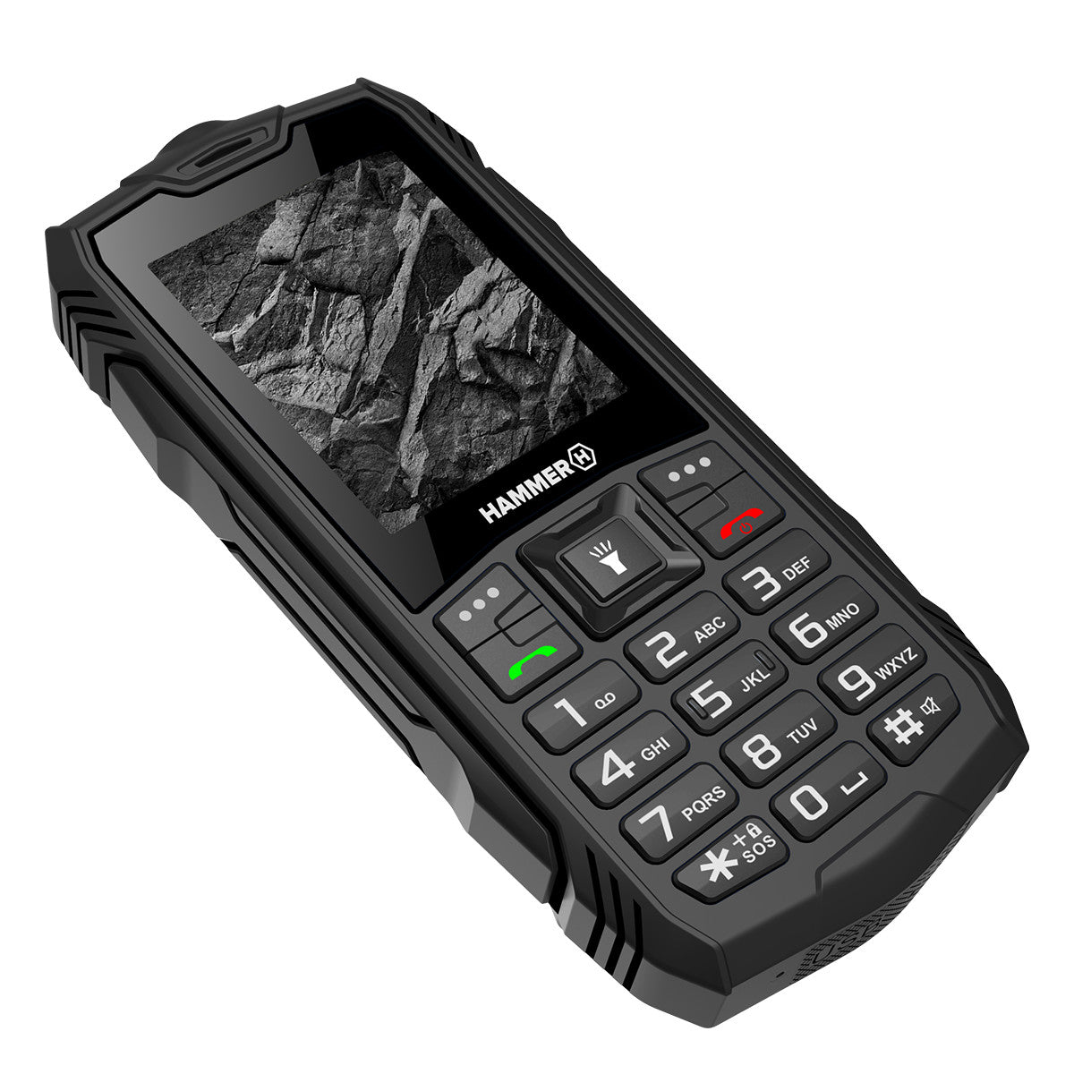 Telefono movil rugerizado Hammer rock 2.4 pulgadas · 0.3mpx · 2g