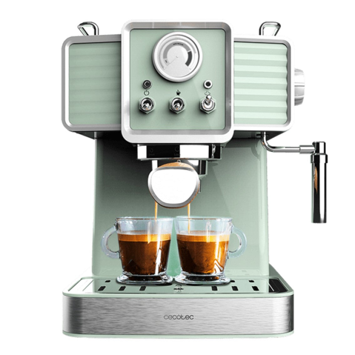 Cafetera Cecotec vintage espresso 20 tradizionale light green - verde pastel