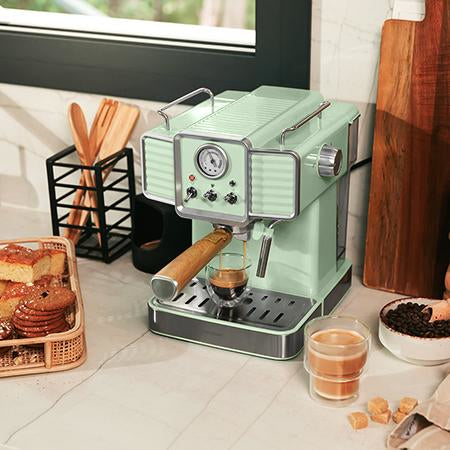 Cafetera Cecotec vintage espresso 20 tradizionale light green - verde pastel