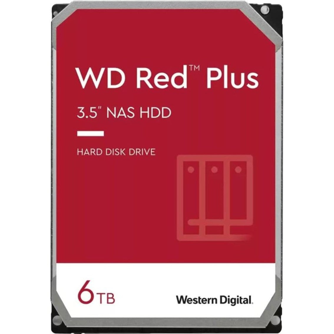 Disco duro interno HDD wd western digital nas red plus wd60efpx 6TB 6000GB 3.5 pulgadas sata3 5400rpm 256MB