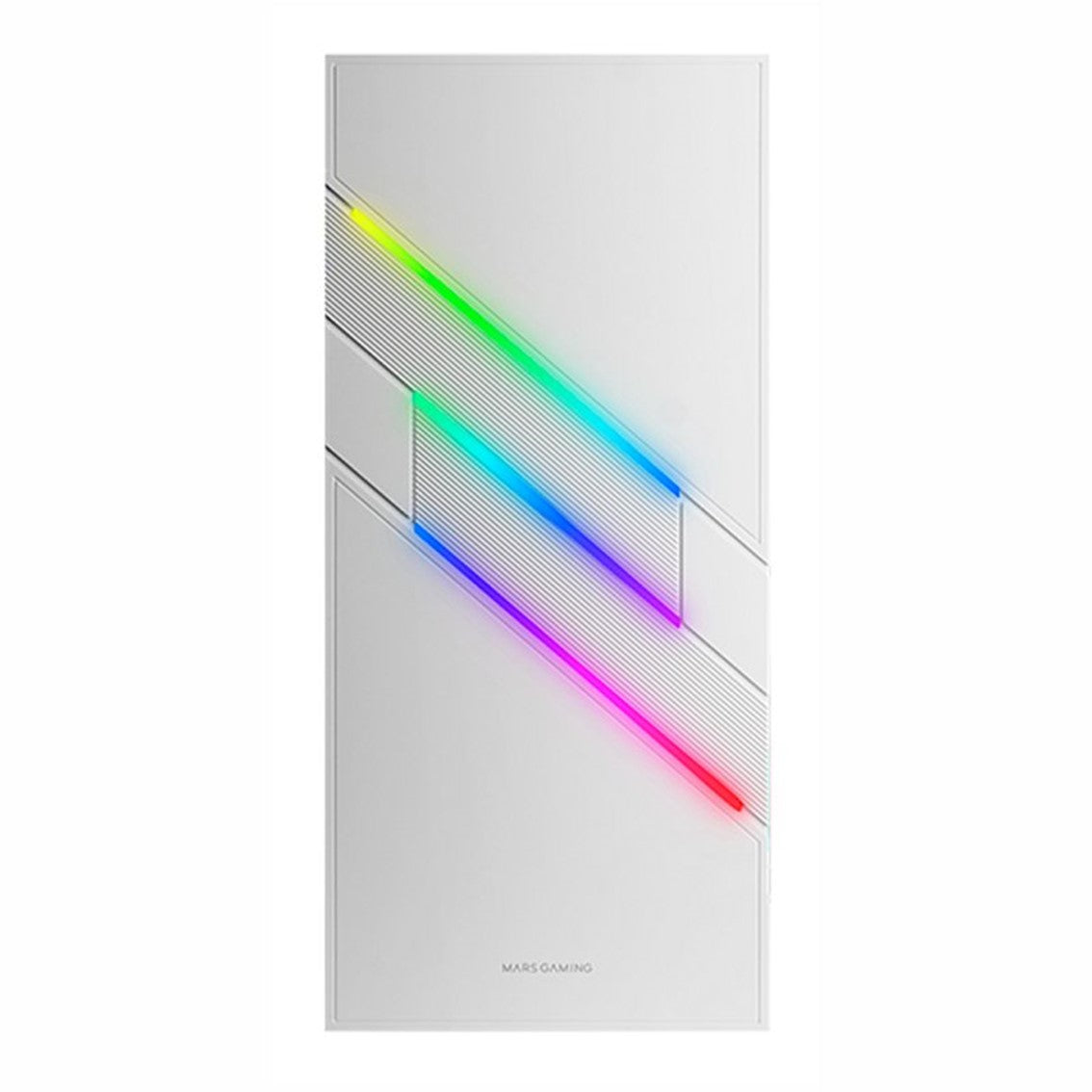 Caja ordenador mars gaming mc - u3 blanco ATX 1 x USB 3.0 2 x USB 2.0 1 x 120mm argb