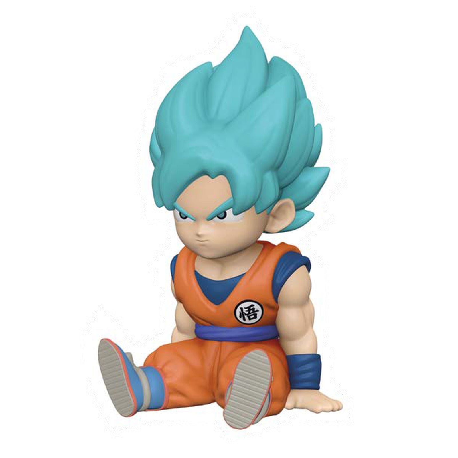 Figura hucha Plastoy dragon ball super saiyan blue son goku