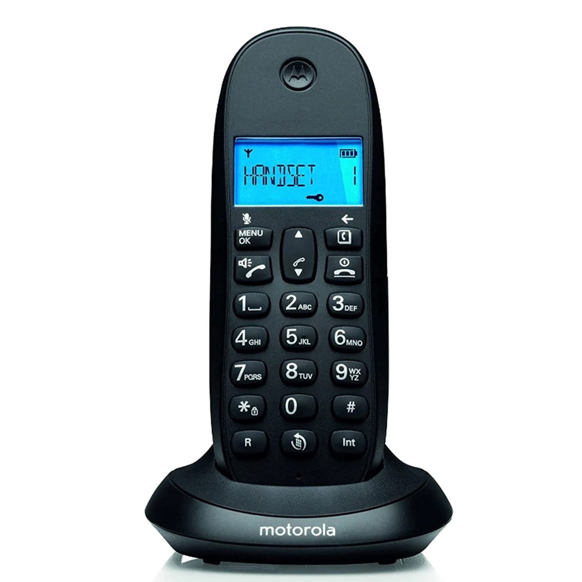 Telefono fijo inalambrico Motorola c1001 cb+ negro