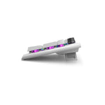 Teclado Dell alienware tri mode wireless gaming aw920k inalámbrico ingles Blanco detalle #blanco