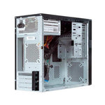 Caja ordenador Unykach grey rain evo micro ATX negro
