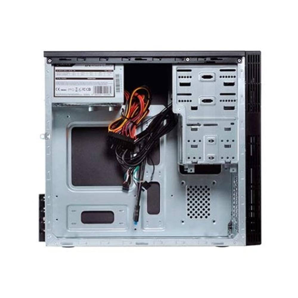 Caja ordenador Unykach grey rain evo micro ATX negro