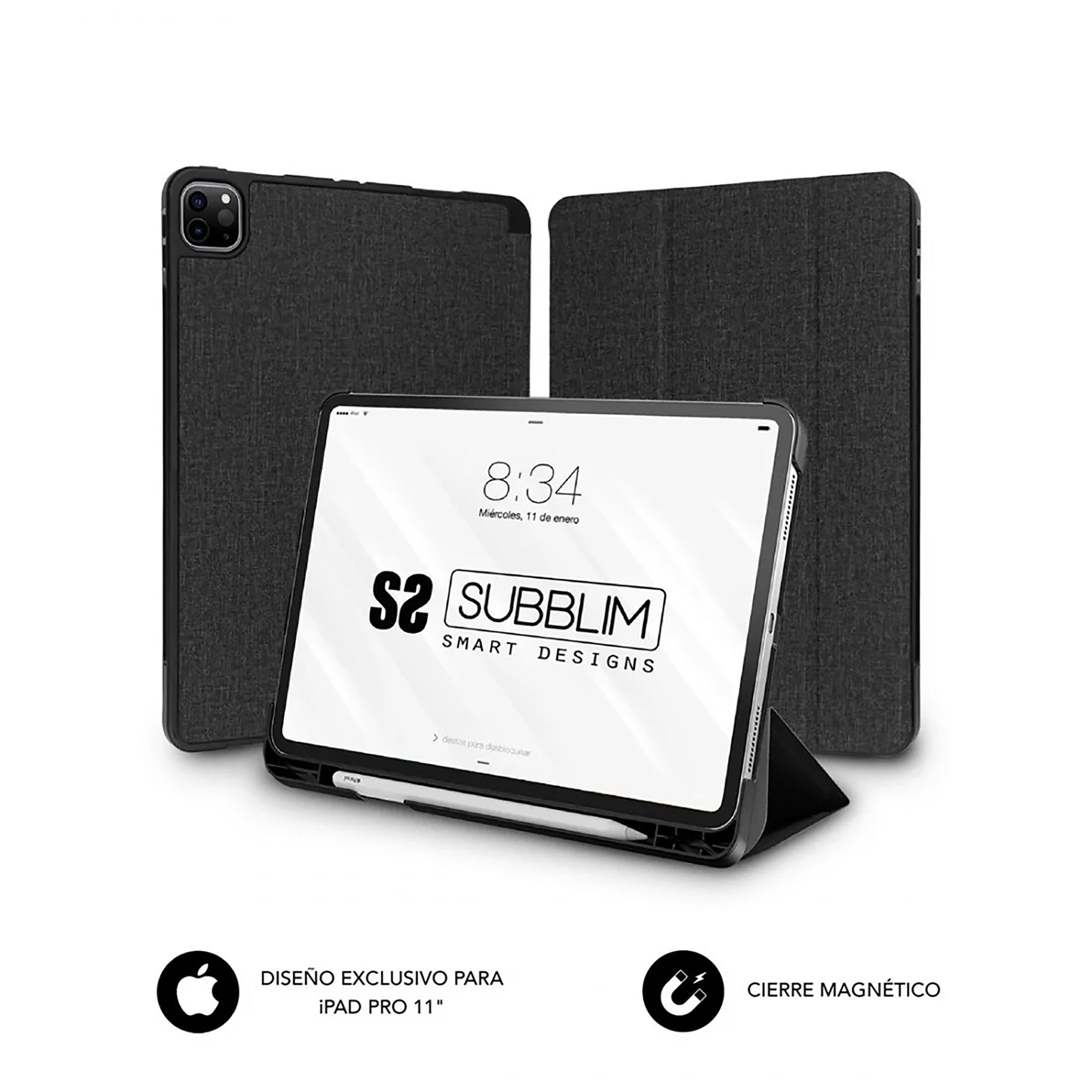 Funda Subblim shock case para apple ipad pro 11 pulgadas 2020 negro
