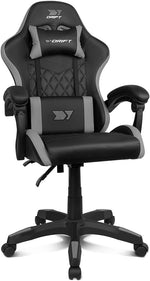 Silla gaming Drift dr35 negra Gris detalle #gris
