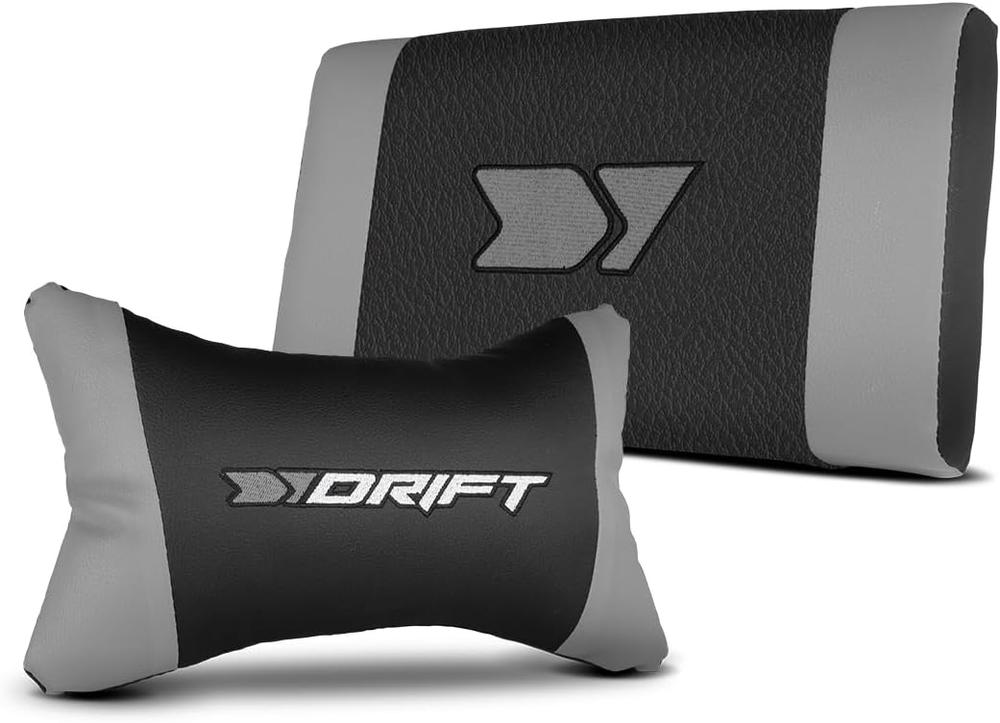 Silla gaming Drift dr35 negra Gris detalle #gris