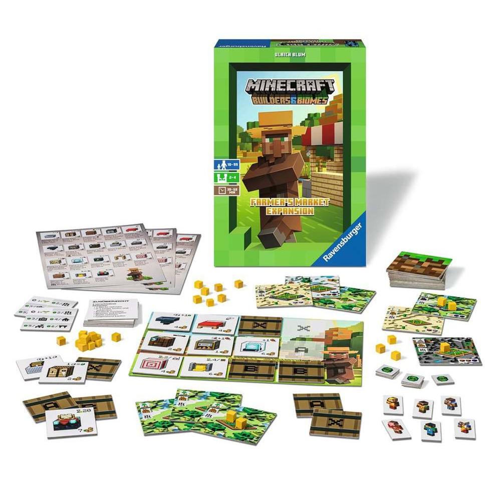 Juego de mesa Ravensburger minecraft farmer's market esp.