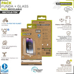 Funda Muvit para samsung galaxy a25 5G + protector de pantalla vidrio templado plano