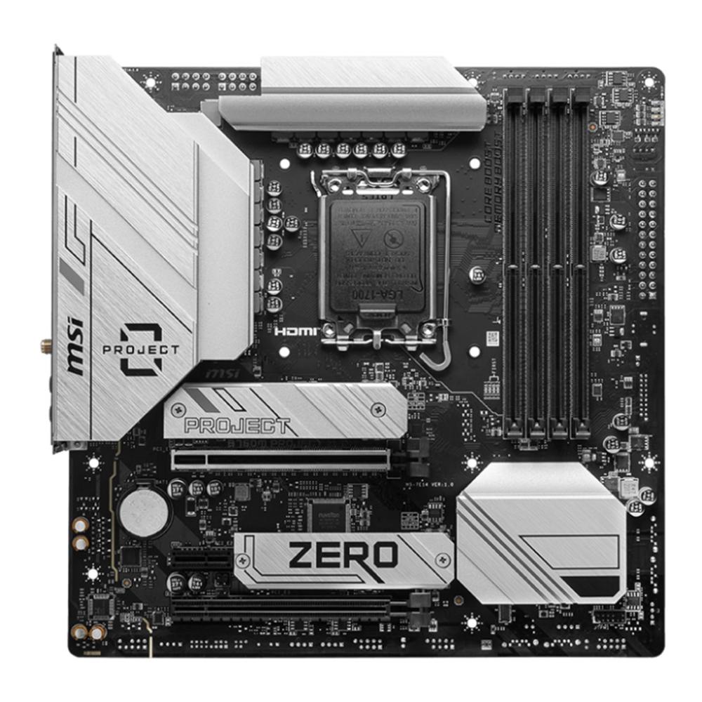 Placa base MSI b760m project zero 1700 mATX 4xddr5