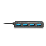 Hub 4 puertos USB 3.2 gen 1 NGS negro - 5gbps