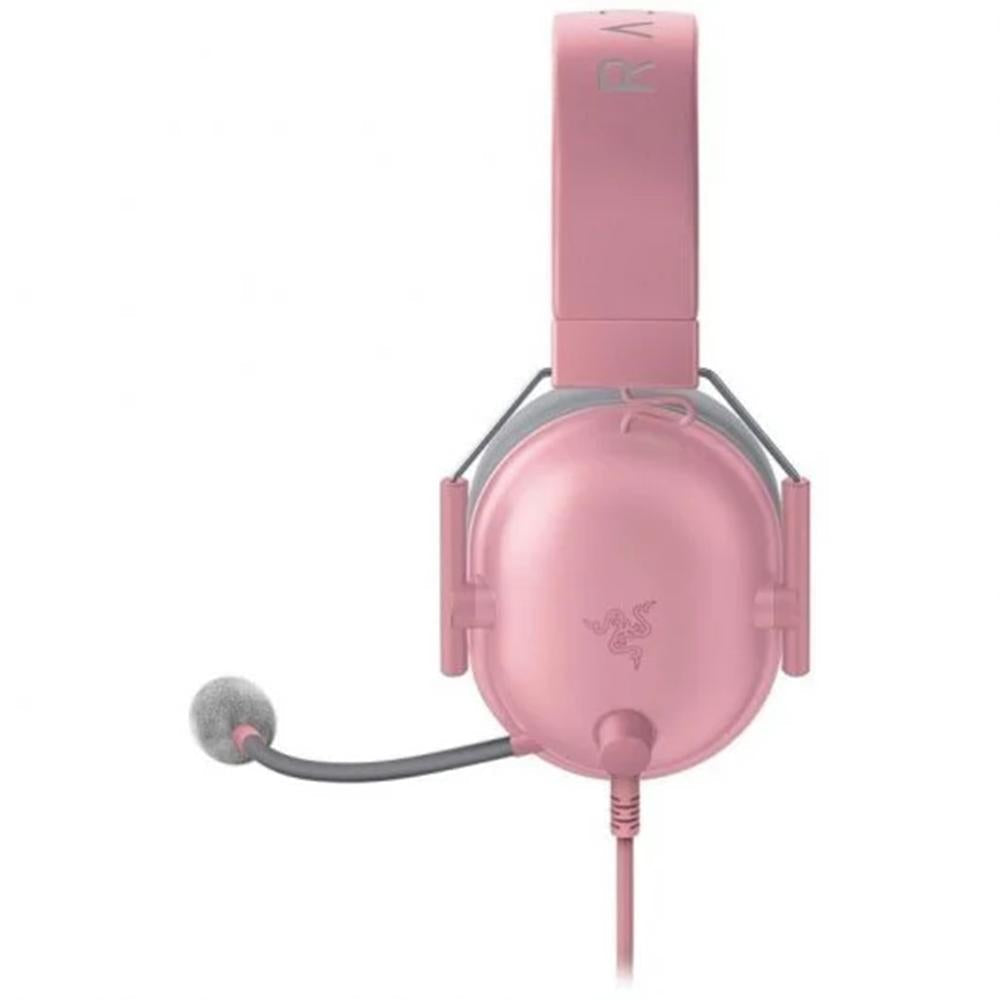 Auriculares gaming Razer blackshark v2 x jack 3.5mm Rosa detalle #rosa