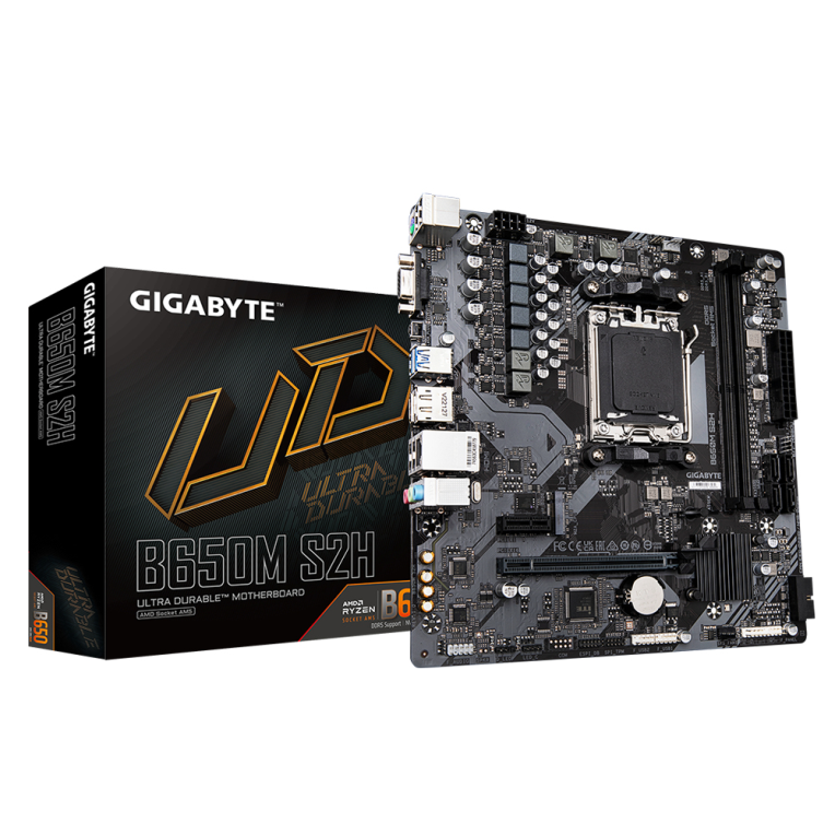 Placa base Gigabyte b650m s2h 1.1 am5 mATX 2xddr5