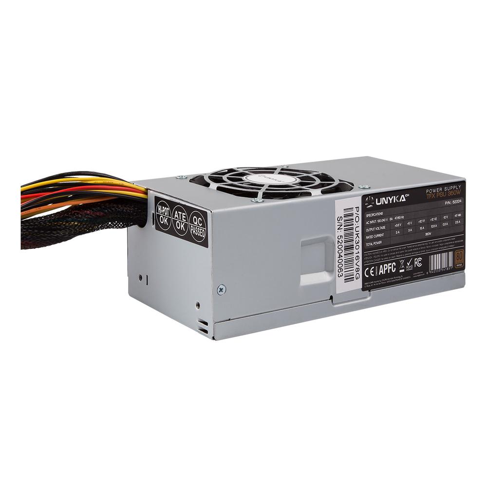Fuente de alimentacion Unykach tfx 350w 80+ bronze