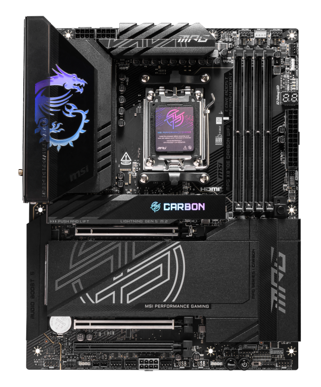 Placa base MSI mpg x870e carbon WiFi ATX am5 4xddr5