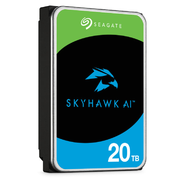 Disco duro interno HDD Seagate skyhawk AI st20000ve003 20TB 3.5 pulgadas 512MB SATA 6GB - s