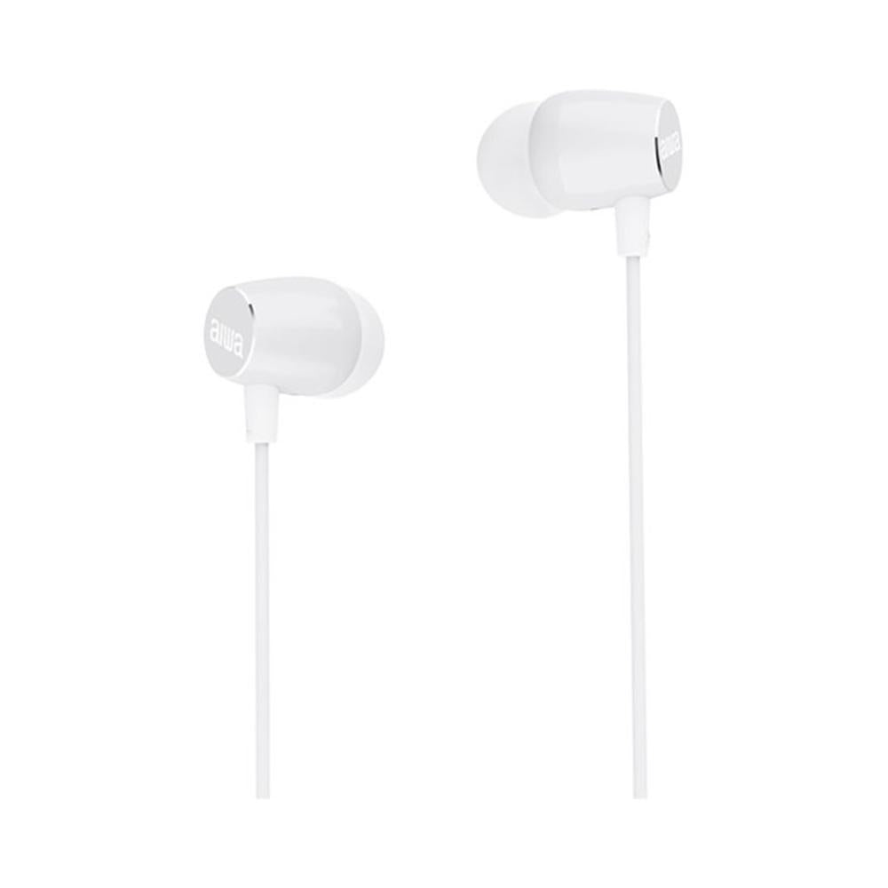 Auricular Aiwa estm - 30wt jack 3.5mm blanco