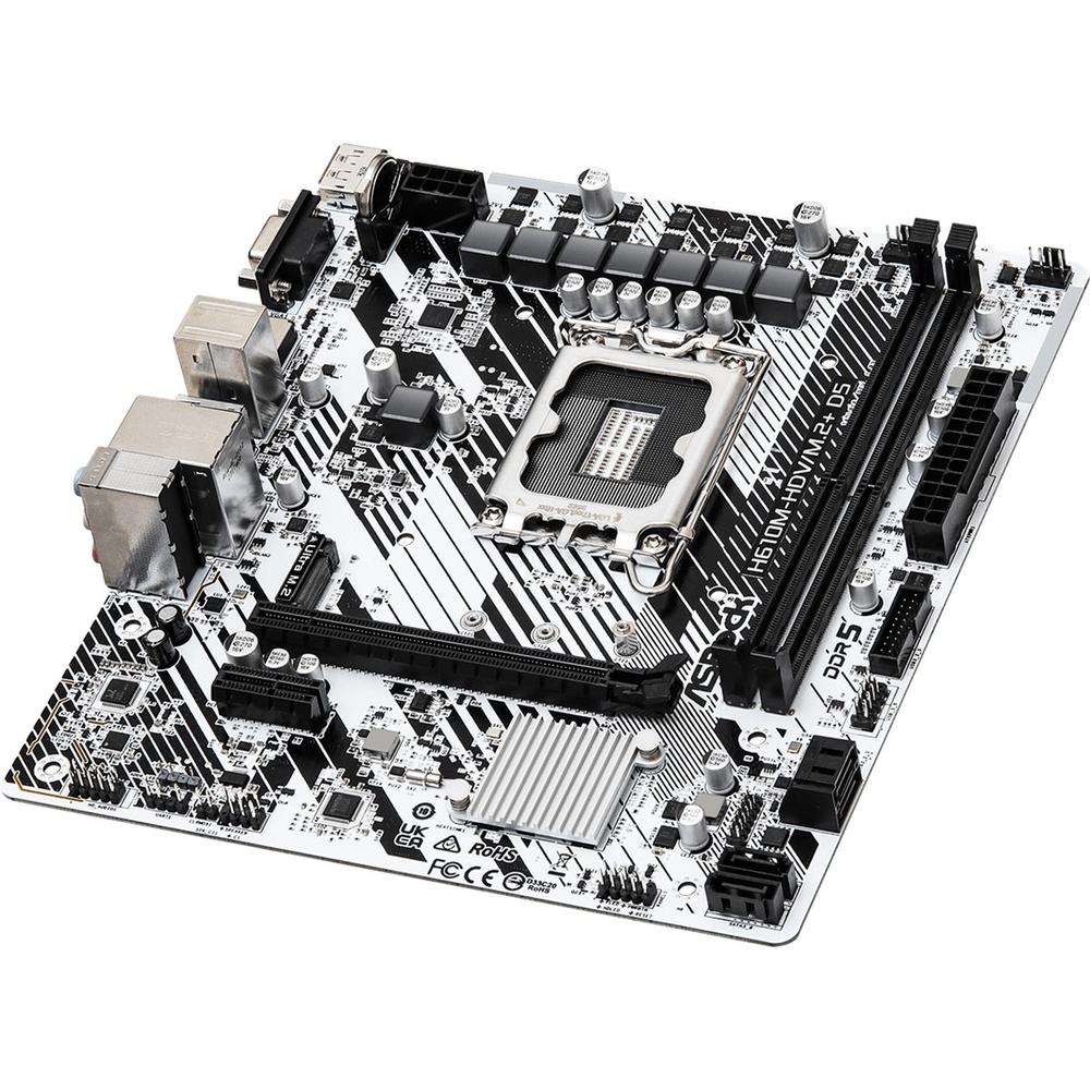 Placa base Asrock h610m - hdv - m 1700 mATX · 2x DDR5