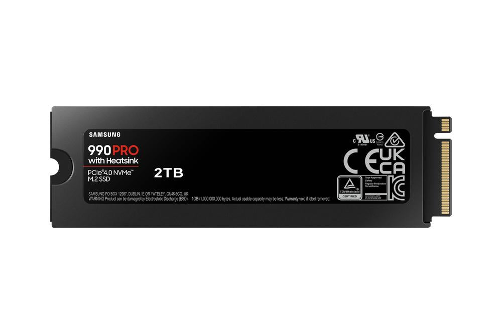 Disco duro interno solido SSD Samsung 990 pro heatsink 2TB PCIe 4.0 NVMe